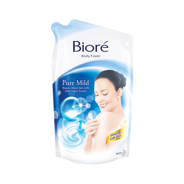 Biore Body Foam Glowing Soft Skin Refill 450ml