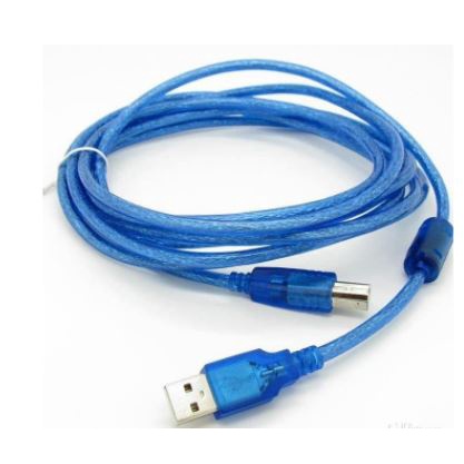 Cable Usb-A to Usb-B 2.0 nippontech 5 meter gold 480Mbps for printer - kabel usb2.0 printer 5m nippon