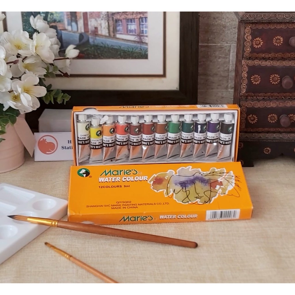 

MARIES WATERCOLOUR TYPE E.1306B 12 COLOURS