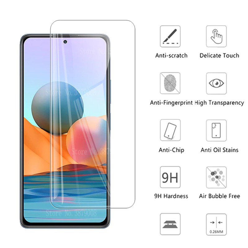 PROMO Tempered Glass XIAOMI REDMI NOTE 10s Anti Gores Kaca Full Layar FULL COVER Bening Premium