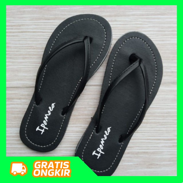 Sandal Jepit Wanita Ipomea/ Sandal Motif Terbaik Elegan/Sendal Wanita Santai/Sandal Wanita Teplek