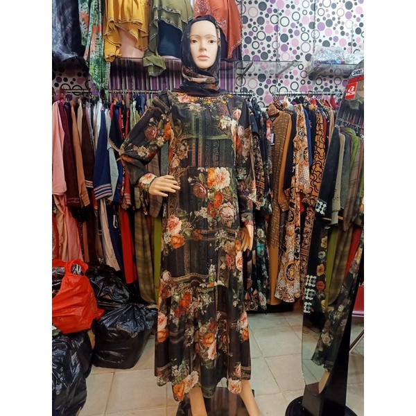 Hikmat D2644-02 Orange Blue & Pink, Hikmat original