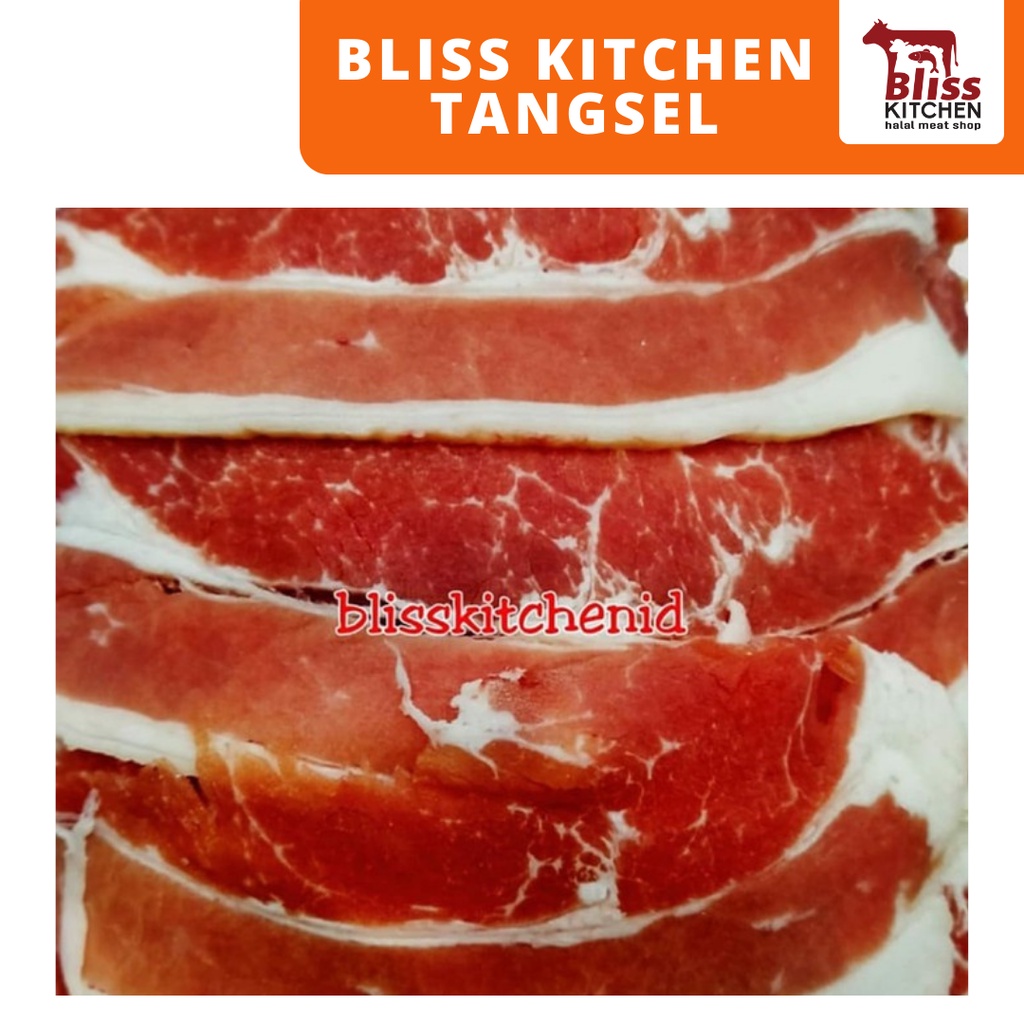 Daging Sapi Lapis Shortplate AUS Sliced Beef 500gr