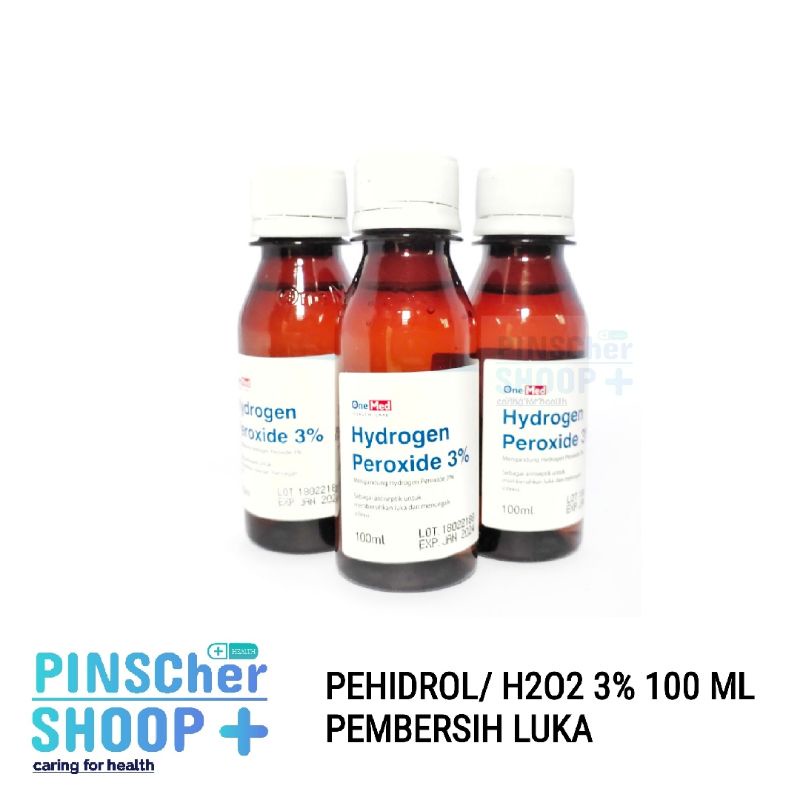 PEHIDROL 3% ONEMED PEMBERSIH LUKA [H2O2] 100 ML / BOTOL