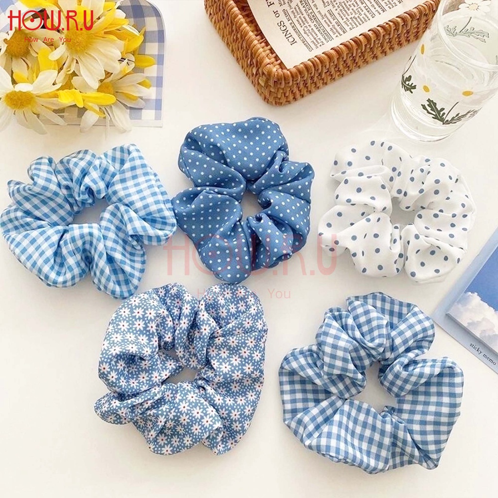 HOW.R.U | Scrunchie Karet Rambut Lucu Korean Style 01032