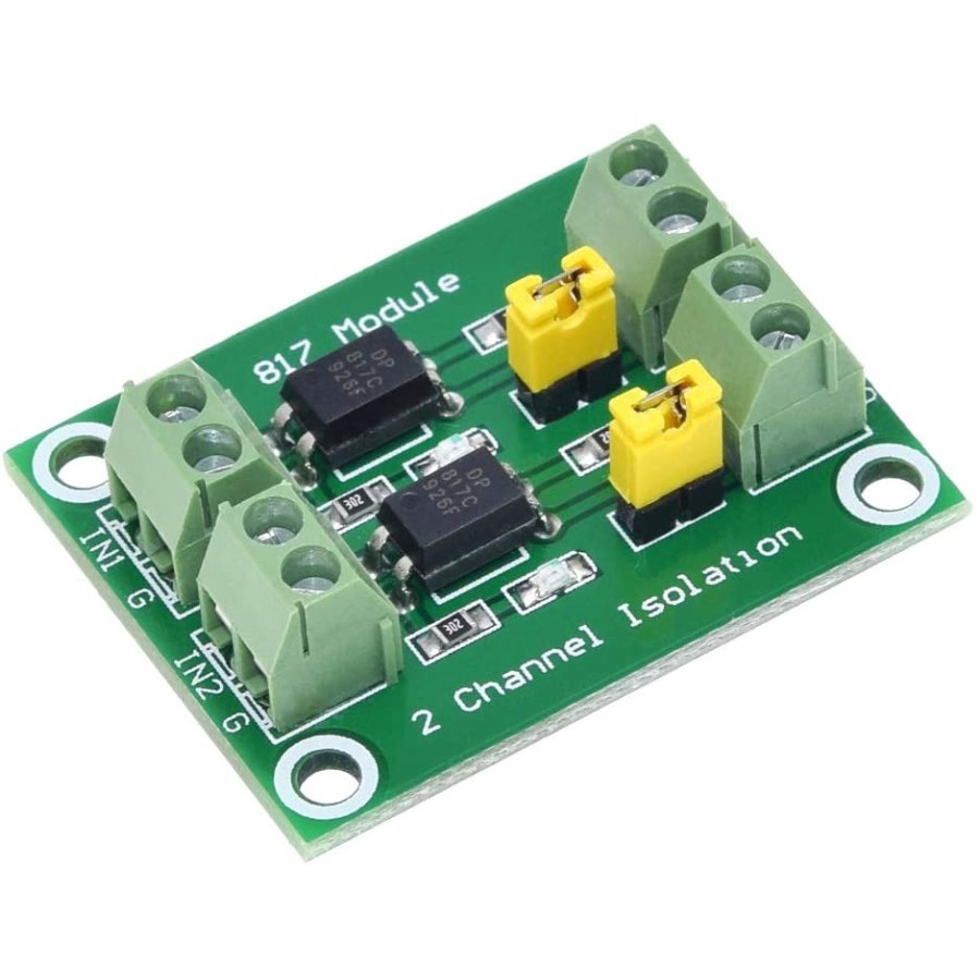 PC817 2Ch Optocoupler 2 Channel Optical Isolation Isolator Module