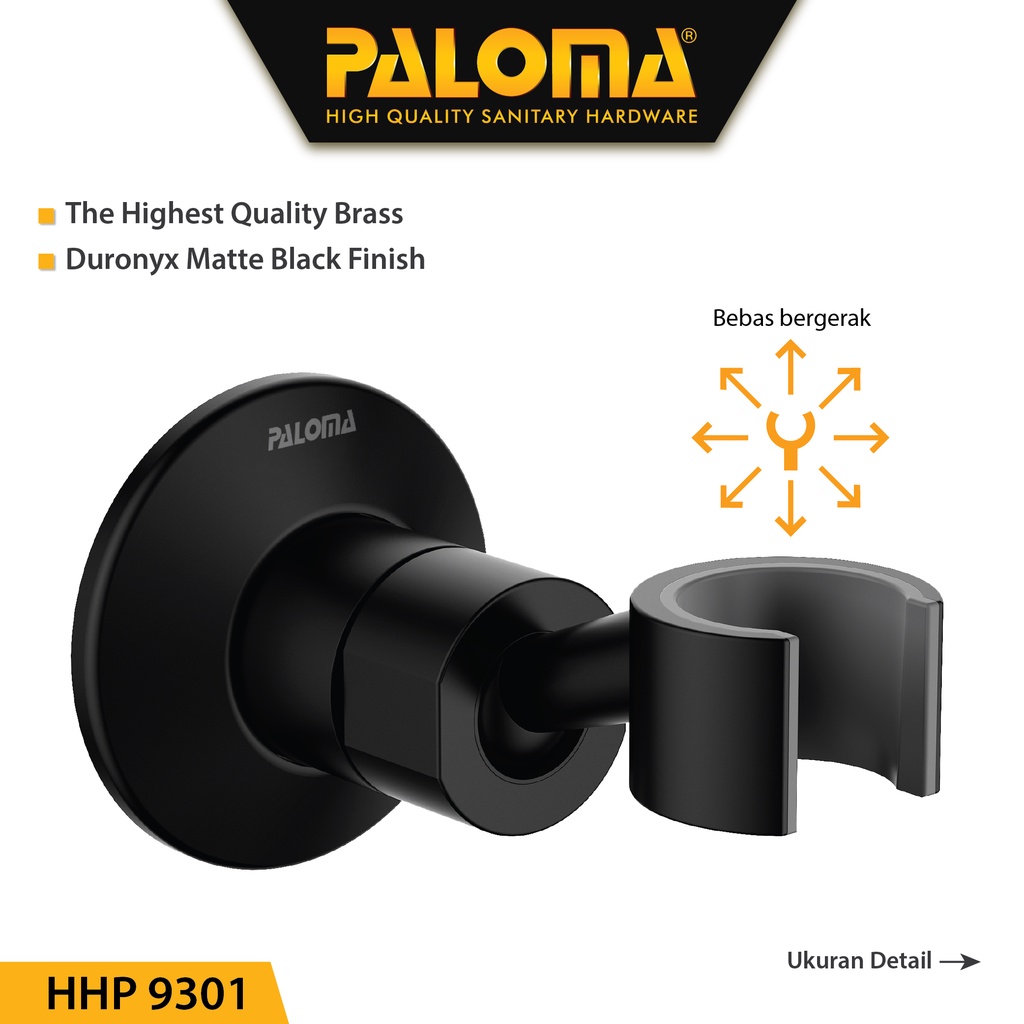 PALOMA HHP 9301 Shower Holder Gantungan Hanger Dudukan Hand Handshower