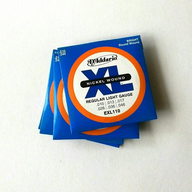 Senar Gitar Elektrik D'Addario Nickel Wound