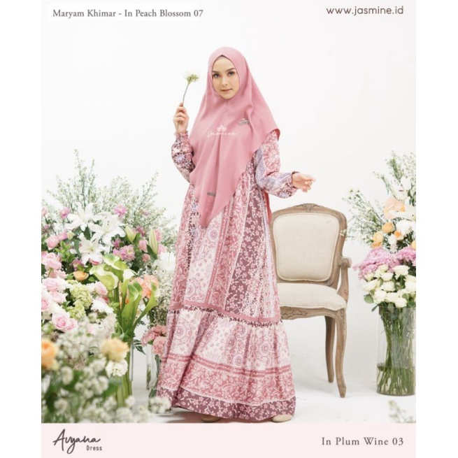 DISKON/SALE GRADE B AVYANA DRESS PREMIUM  (GAMIS SAJA) ORIGINAL JASMINE BY LIDIA HADIWINOTO