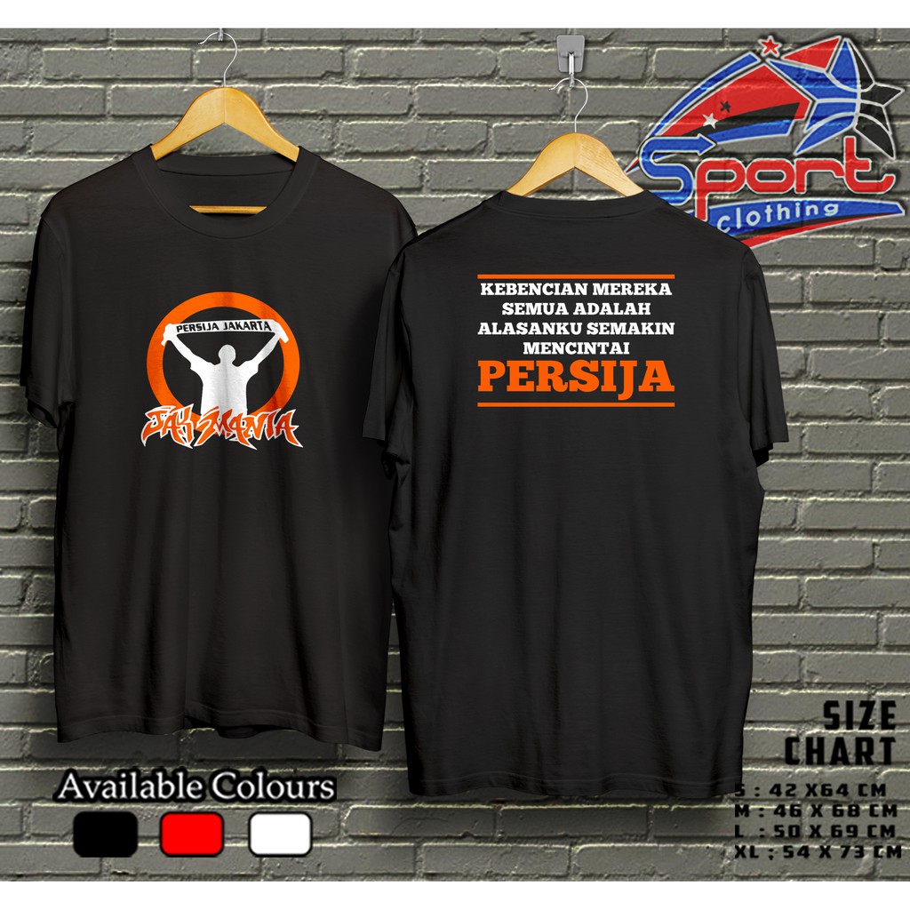 Kaos Suporter Persija Shopee Indonesia