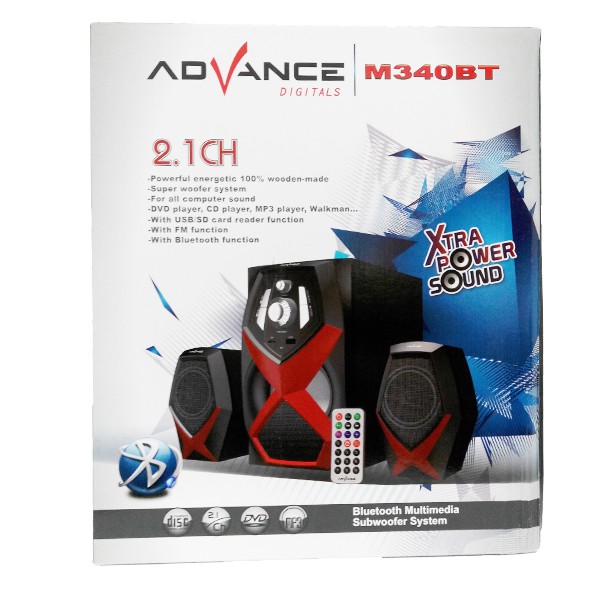 Advance Speaker Bluetooth Subwoofer-M340BT