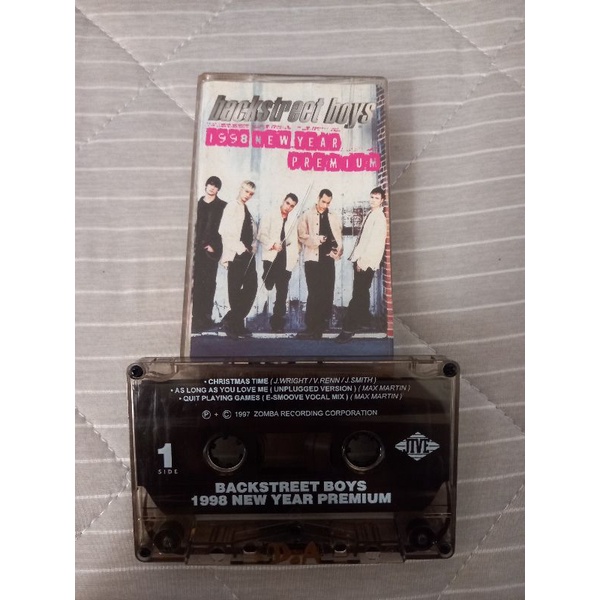 PRELOVED KASET PITA LAGU BACKSTREET BOYS 1998 NEW YEAR PREMIUM - ORIGINAL - KASET PITA - LAGU JADUL 