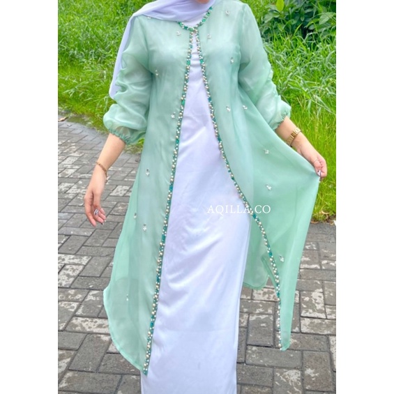 ( COD )OUTER ORGANZA TERMURAH!! | CARDIGAN ORGANZA | OUTER KONDANGAN