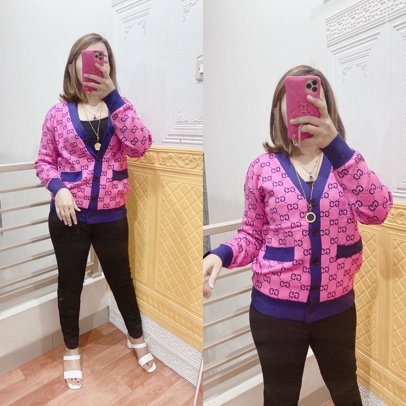 Nazara 95 Cardigan Guccii Rajut Premium Import