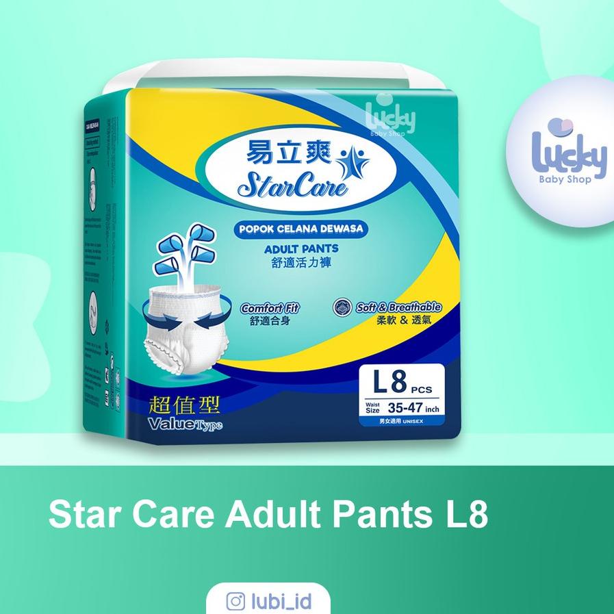 STARCARE ADULT PANTS SIZE L 8