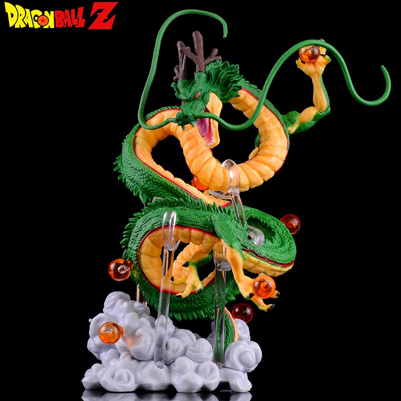 Anime Dragon Ball Z Shenron Wishing Dragon Figurine Boneka Shenlong Action Figure Model Patung DBZ Super Saiyan Mainan