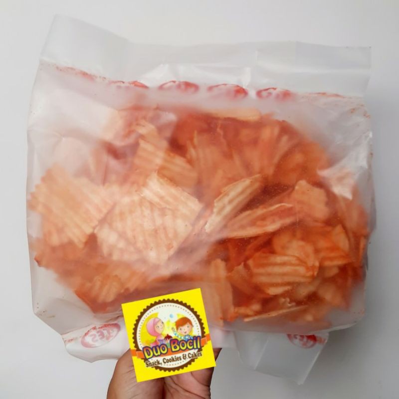 

wiw Keripik Singkong TES Spesial CHUBA 500 Gram - Duo Bocil Snack