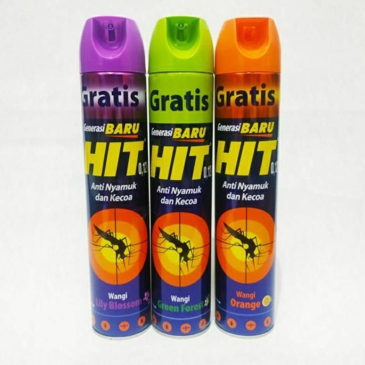 [TMB] HIT AEROSOL 400+25ML / 600ML SPRAY ANTI NYAMUK DAN KECOA /SERANGGA