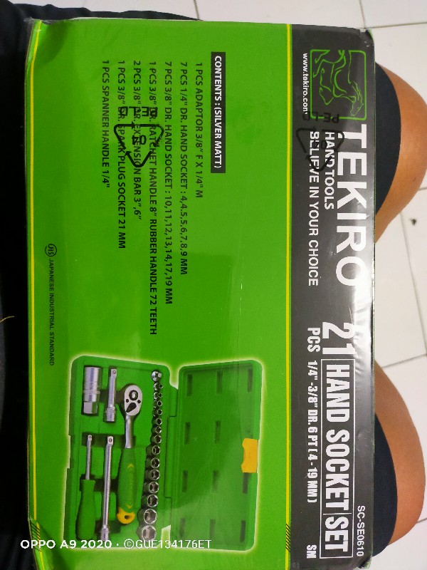 Tekiro Kunci Sok Set 21pc
