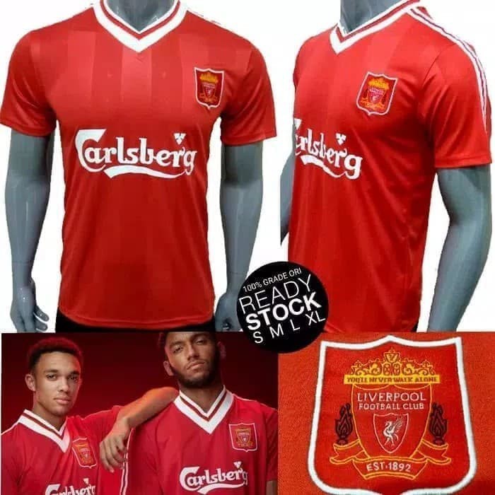 JERSEY BOLA RETRO LIVERPOOL_RED 1995/1996 GRADE ORI Import