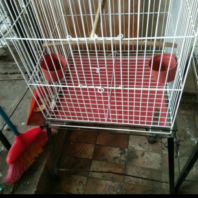 kandang burung kotak besi