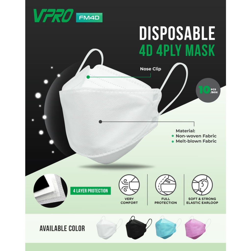 Masker 4D Merk VPRO