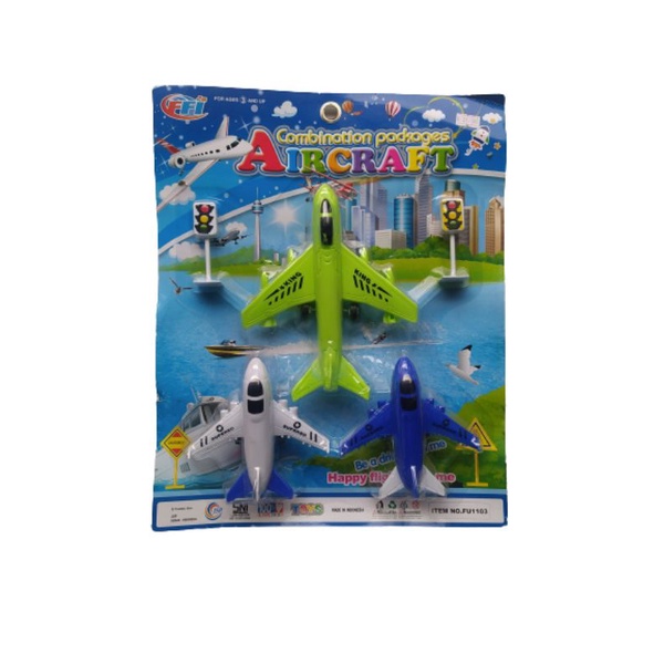 mainan anak pesawat isi 3