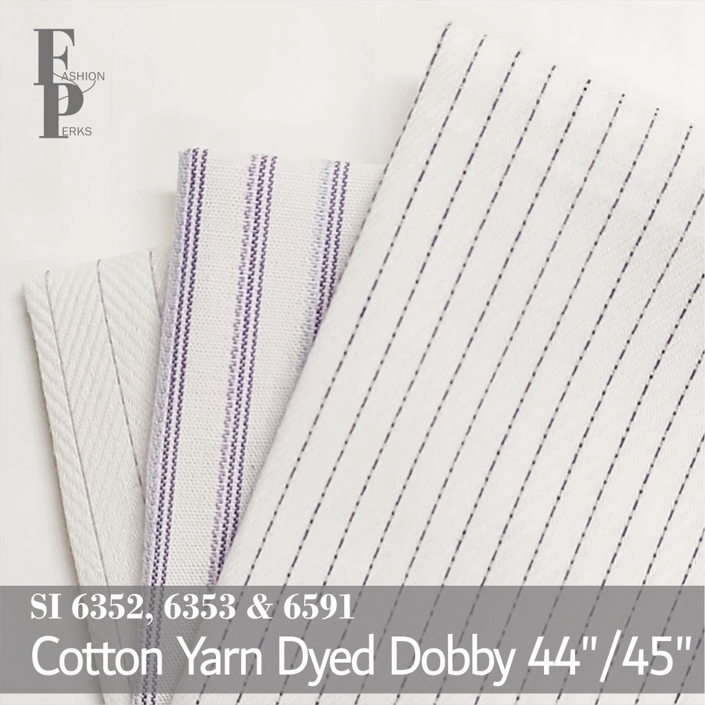 Cotton Yarn Dyed Dobby 44"/45"
