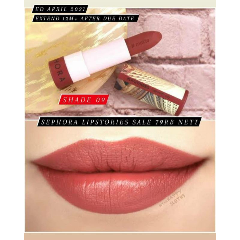 sephora lipstories shade 09
