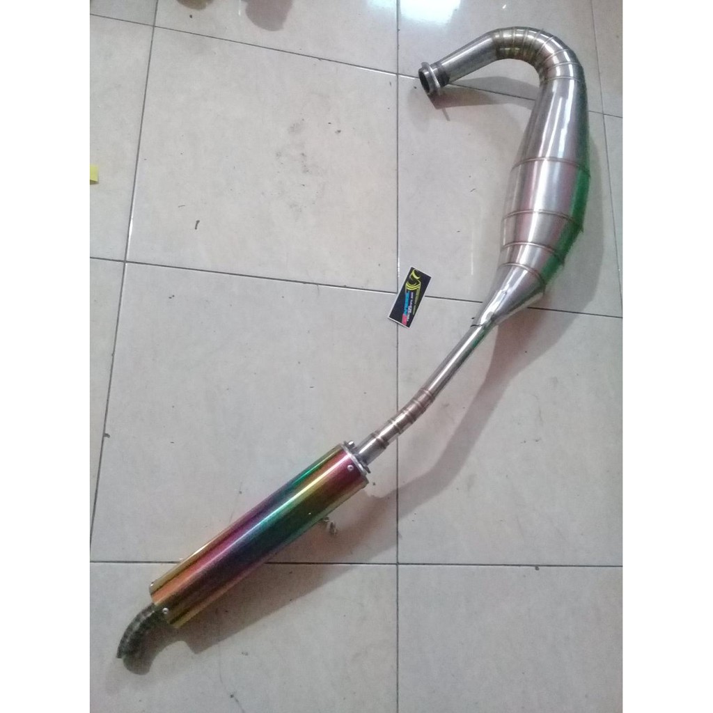 Knalpot Ninja Rr Cream-Pie Pdk Dbs Cms Slencer Pelangi Rainbow