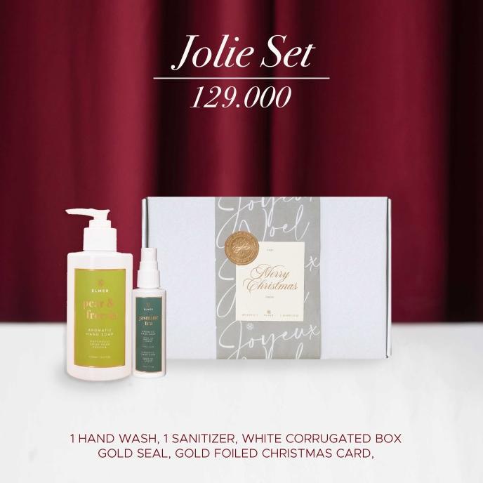 

Jolie Set - Christmas Hampers ( 1 Handwash & 1 Sanitizer ) .