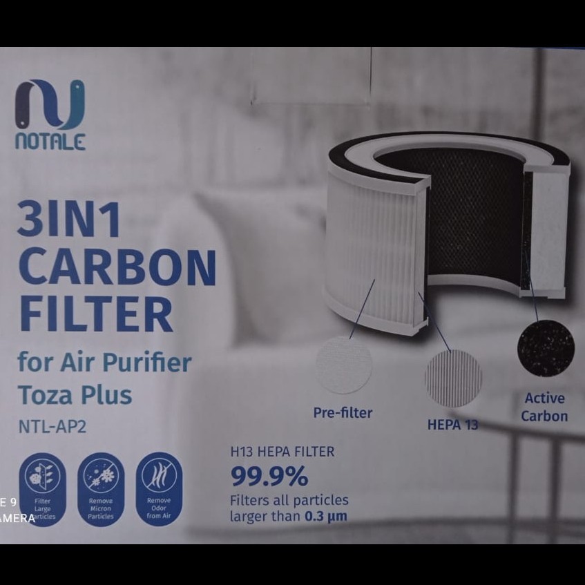 Notale Replacement HEPA13 Filter Pengganti Filter Air Purifier Toza