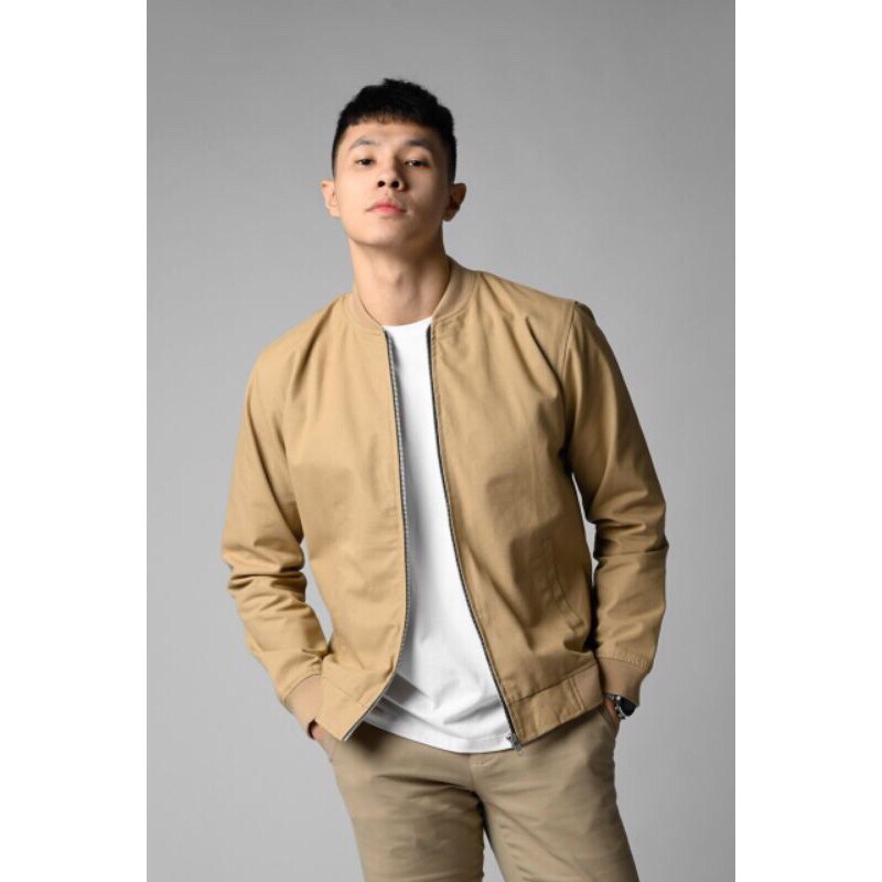 Baby Canvas Bomber Khaki (M) - MALE.ID