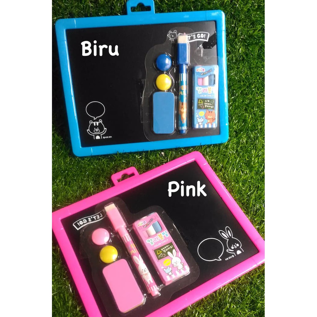 

Papan Tulis Spidol & Kapur Kecil Multifungsi / Mainan Anak Edukasi