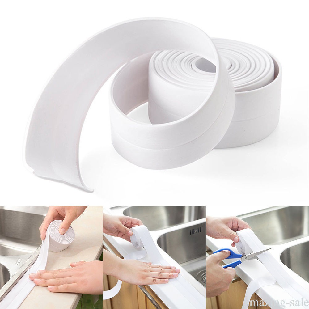 Tape Seal Sealant Dinding Dapur Kamar Mandi Waterproof 38mm HD-006-38