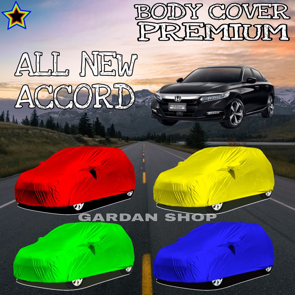 Sarung Mobil ALL NEW ACCORD Polos WARNA Body Cover Accord PREMIUM