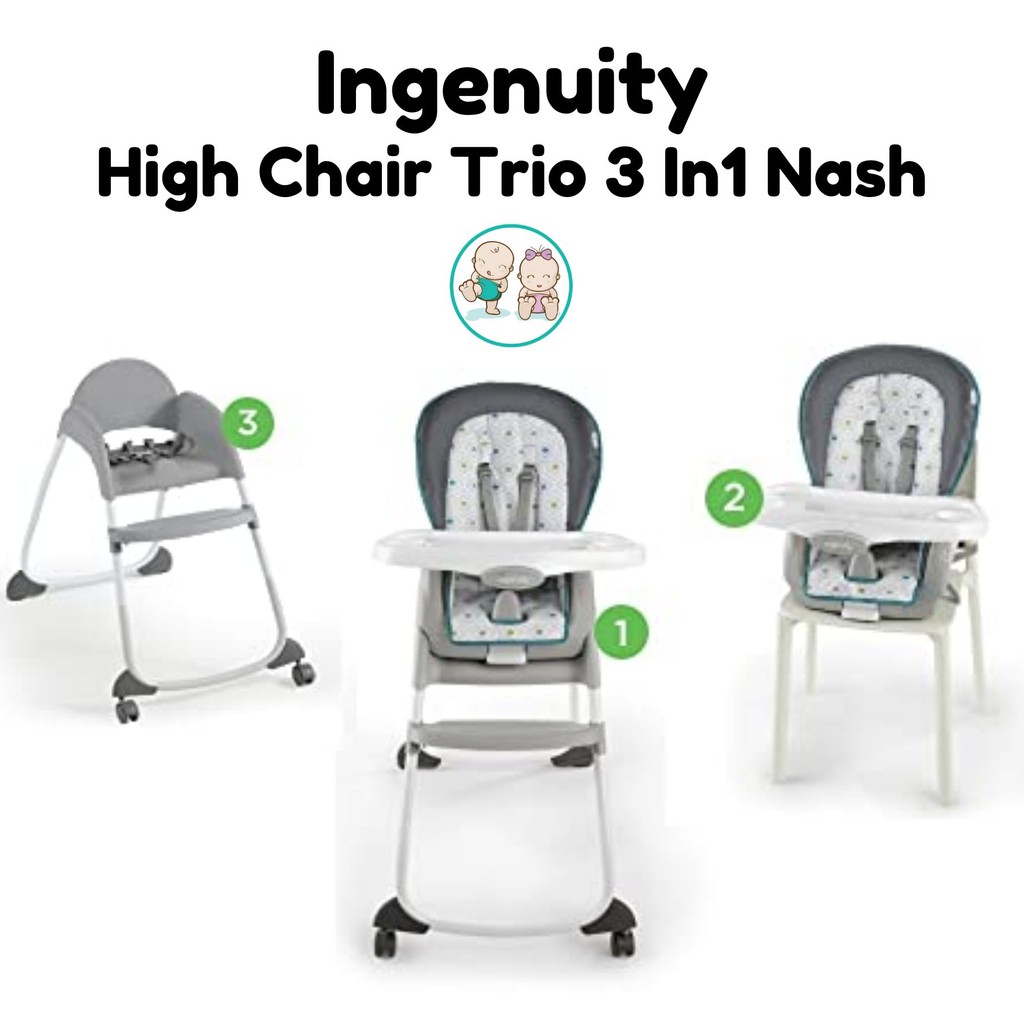 Ingenuity Trio 3in1 High Chair Nash I Hc Kursi Makan Anak Shopee Indonesia