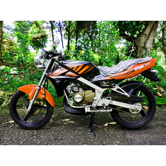 DECAL STIKER NINJA SS ORANGE NON FULL STRIP SAJA MOTOBLAST
