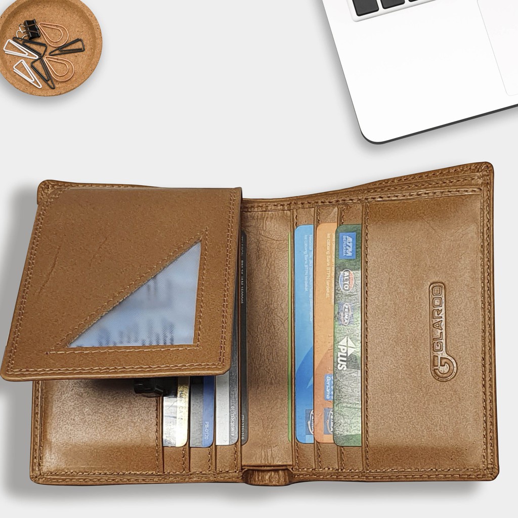 DOMPET KULIT GLARDO WKB005 | KULIT SAPI ASLI | GARANSI 2 TAHUN