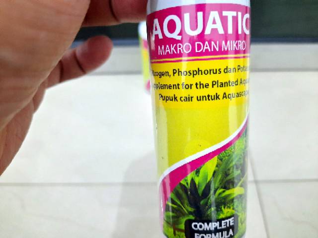 Pupuk cair aquascape AQUATIC MAKRO DAN MIKRO 120ML