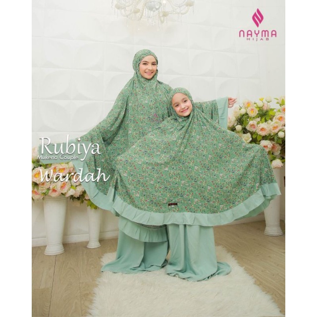 RUBIAH MUKENA COUPLE by nayma hijab (ready stok)