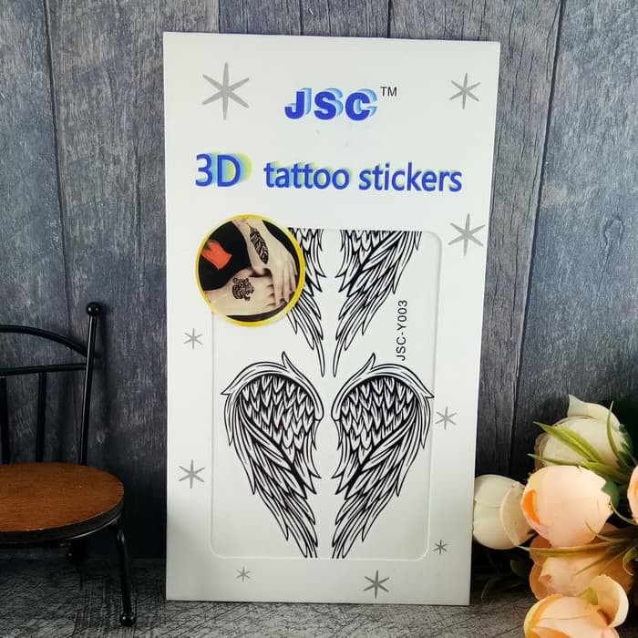 CLEARANCE SALE - JSC Tattoo Sticker Stiker Tato Fake Mudah Dipasang Dan DIhapus