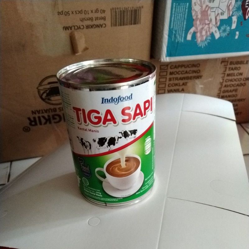 TIGA SAPI SUSU KENTAL MANIS KRIMER KENTAL