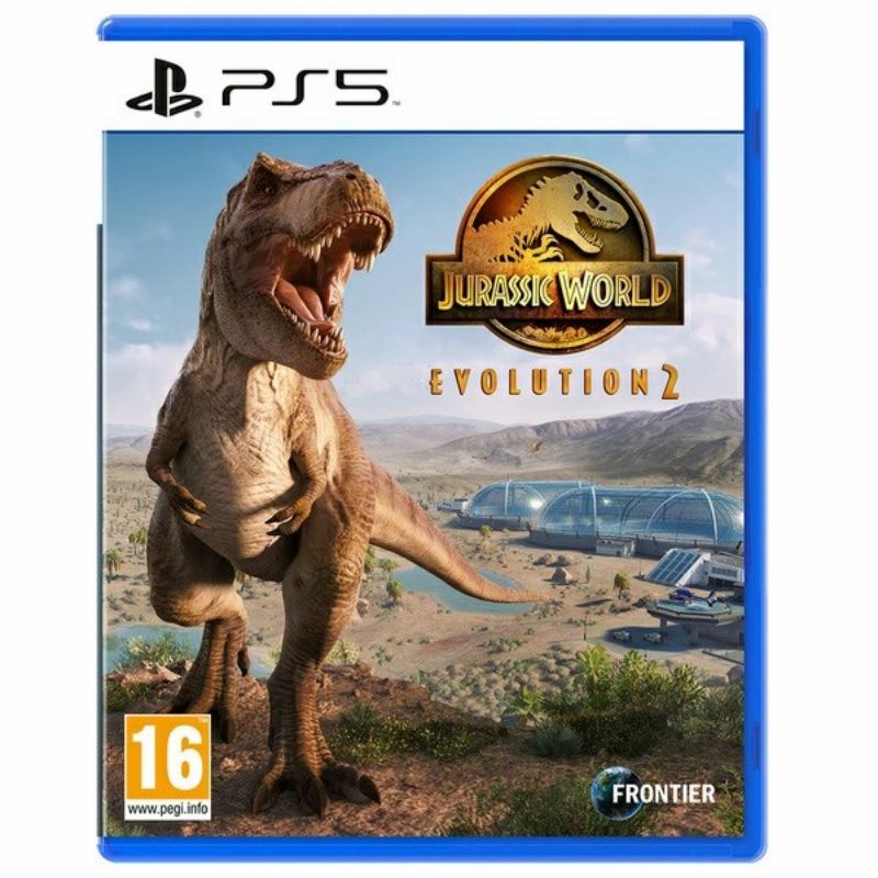 Kaset Jurassic World Evolution 2 PS4 PS5 Dinosaurus Dinosaur Jurrasic Worlds Evolutions II Playstation PS 4 5 Original CD BD Game Games Jurasic Jurrassic Park