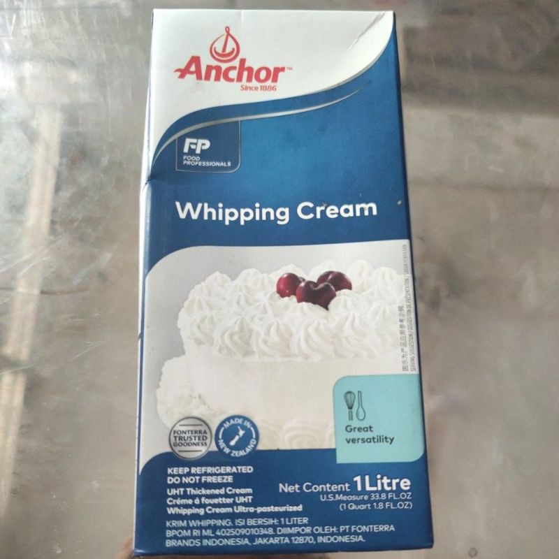 

Anchor Whipping Cream 1 Liter