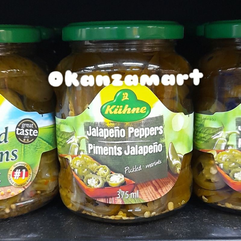 Kuhne Jalapeno Peppers 375ml