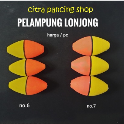 Pelampung Pancing - Pelampung Spon Cat LONJONG