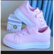 YASMINALSHOP11- sepatu anak sneakers polos tali frepet.murah dan lucu.usia 1 sampai 9 tahun