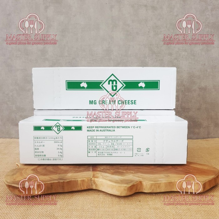 

Krim- Cream Cheese Murray Goulburn 2Kg/ Krim Keju Mg/ Cream Cheese Australia -Krim.