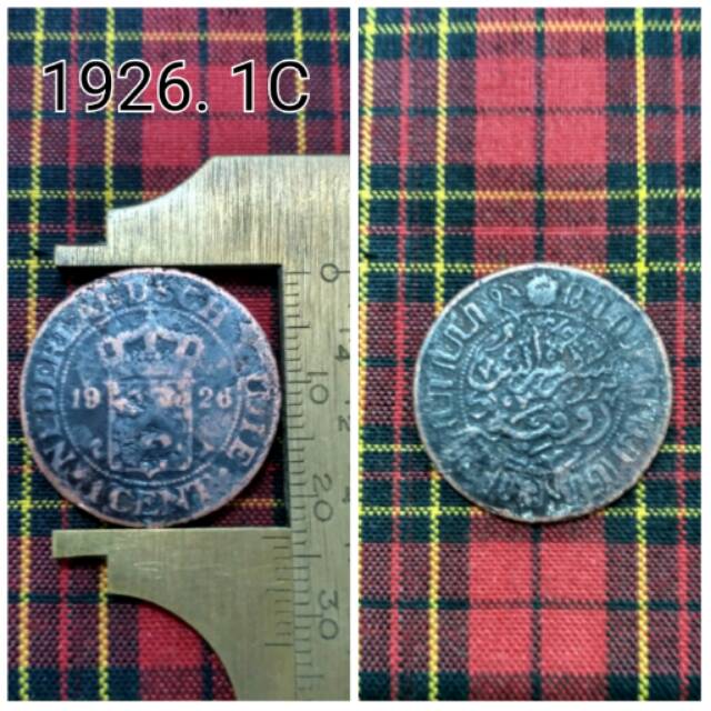 Koin 1926. 1C Nederlandsch Indie